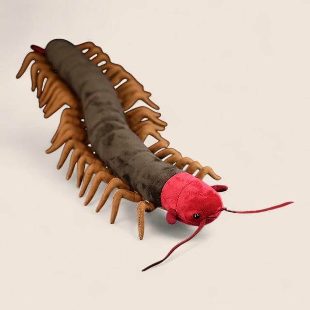 Chinese Red-Headed Centipede Stuffed Plush Toy