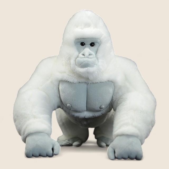 Albino White Gorilla Ape Soft Stuffed Plush Toy