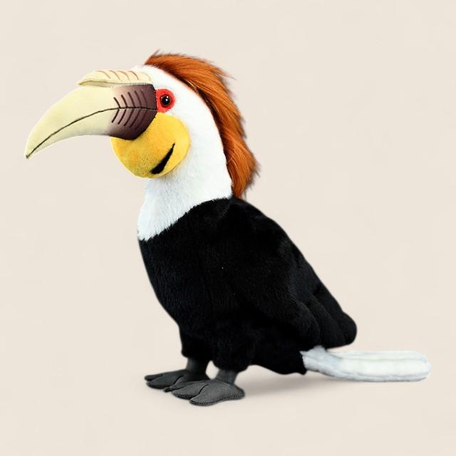 Wreathed Hornbill Bird Soft Stuffed Plush Toy