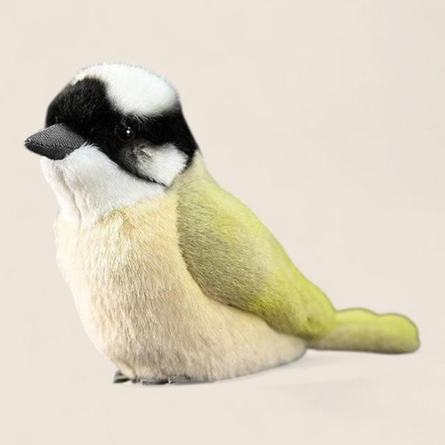 Light-Vented Bulbul Bird Soft Stuffed Plush Toy