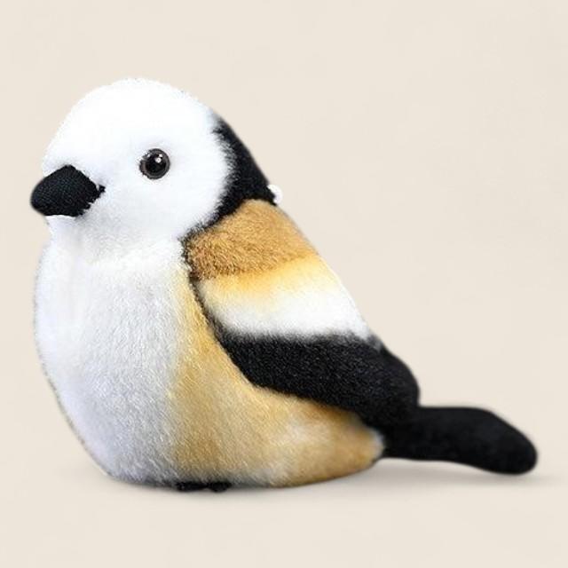 Long-Tailed Bushtit Bird Soft Stuffed Plush Toy