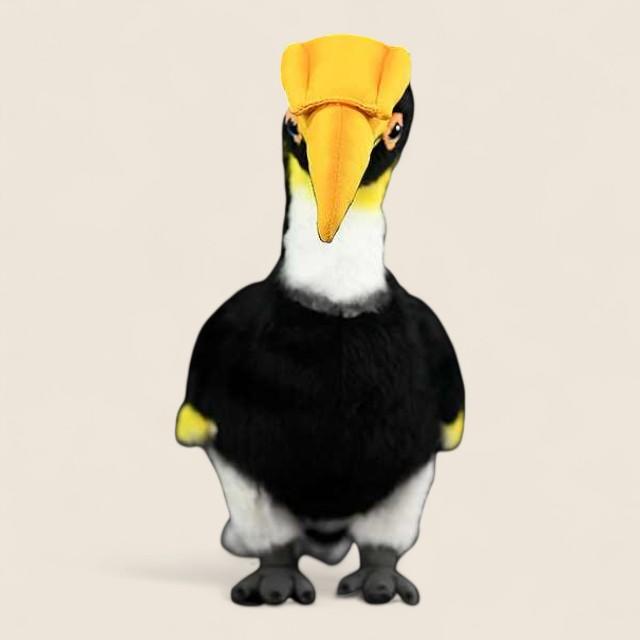 Great Hornbill Bird Soft Stuffed Plush Toy