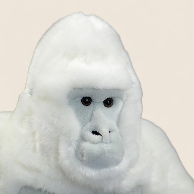 Albino White Gorilla Ape Soft Stuffed Plush Toy