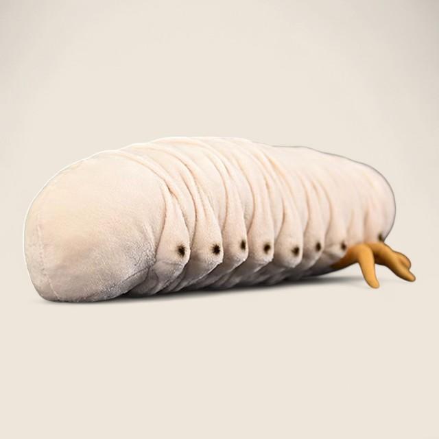 White Grub Soft Stuffed Plush Toy
