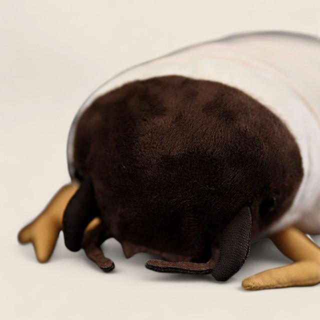 White Grub Soft Stuffed Plush Toy