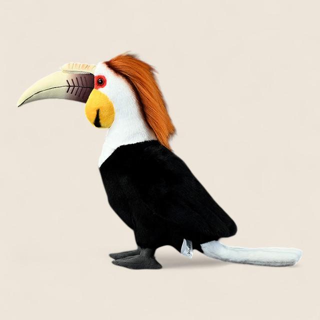 Wreathed Hornbill Bird Soft Stuffed Plush Toy