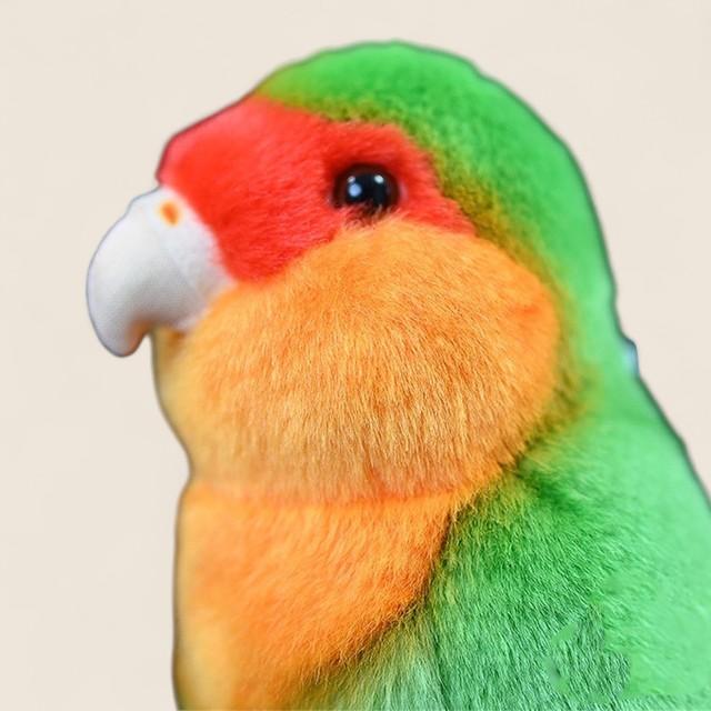 Green Lovebird Soft Stuffed Plush Toy