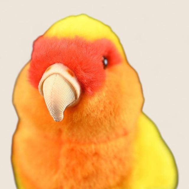 Yellow Lovebird Soft Stuffed Plush Toy