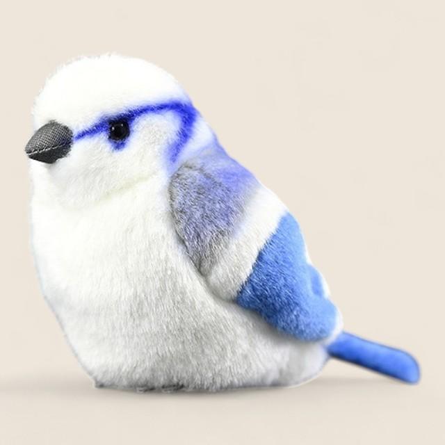 Azure Tit Bird Soft Stuffed Plush Toy