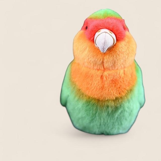 Green Lovebird Soft Stuffed Plush Toy