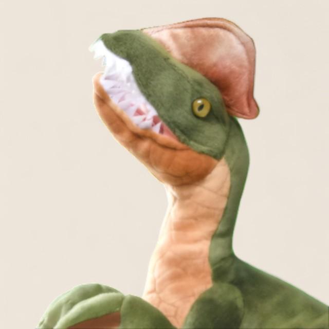 Dilophosaurus Dinosaur Soft Stuffed Plush Toy