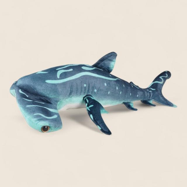 Large Blue Hammerhead Shark Soft Stuffed Plush Toy