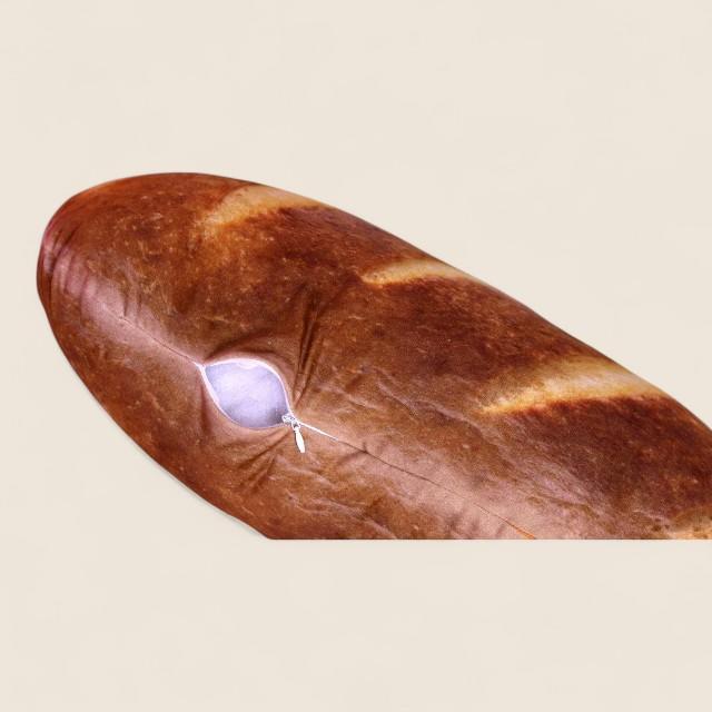 Giant Bread Loaf Soft Plush Cushion Pillow Toy
