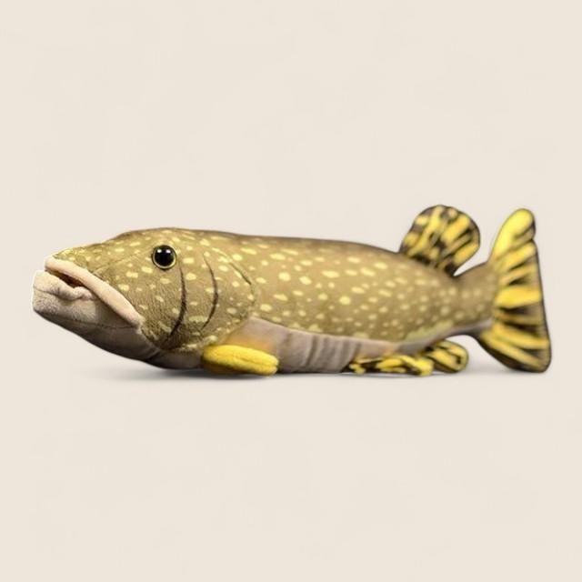 Northern Pike Fish Soft Stuffed Plush Toy