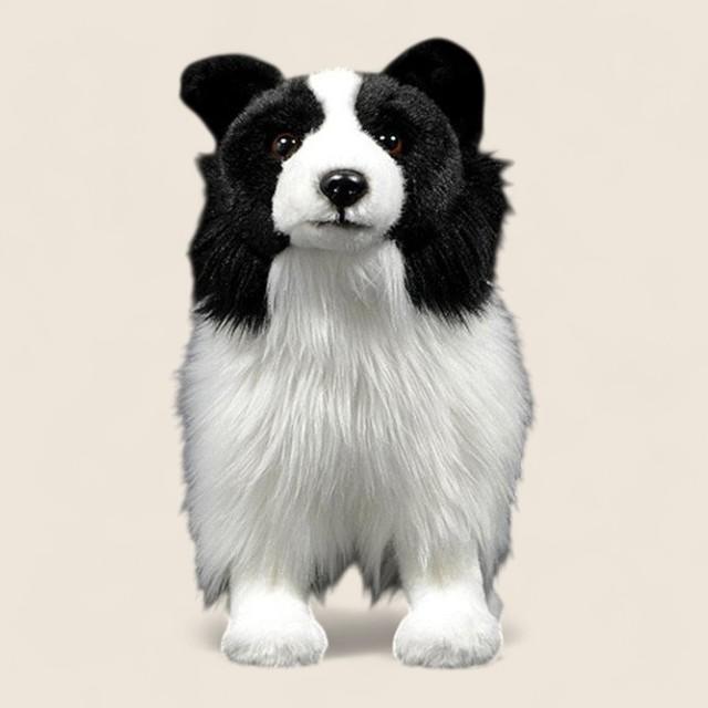 Border Collie Dog Soft Stuffed Plush Toy