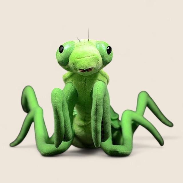 Green Chinese Mantis Soft Stuffed Plush Toy