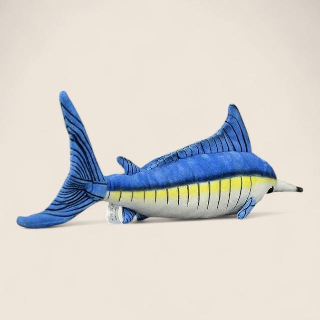 Blue Marlin Fish Soft Stuffed Plush Toy