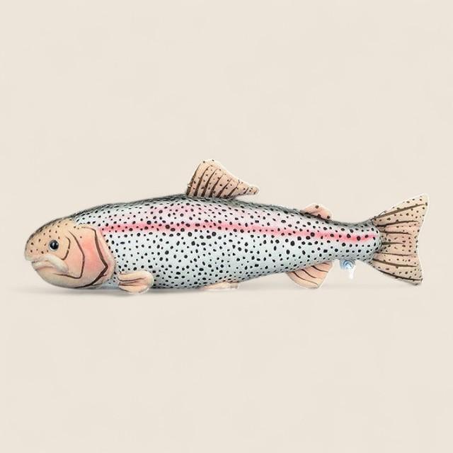 Rainbow Trout Fish Soft Stuffed Plush Toy
