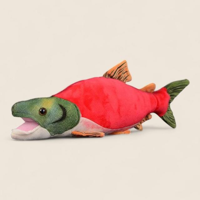 Sockeye Salmon Fish Soft Stuffed Plush Toy