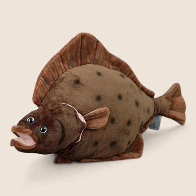 Flounder Flat Fish Soft Stuffed Plush Toy