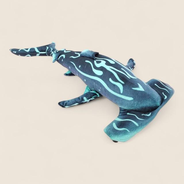 Large Blue Hammerhead Shark Soft Stuffed Plush Toy