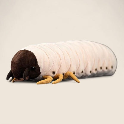 White Grub Soft Stuffed Plush Toy
