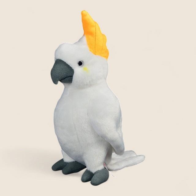 White Cockatoo Bird Soft Stuffed Plush Toy