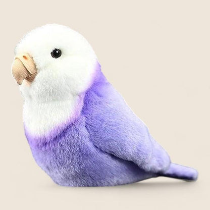 Purple Lovebird Soft Stuffed Plush Toy
