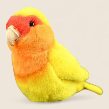 Yellow Lovebird Soft Stuffed Plush Toy