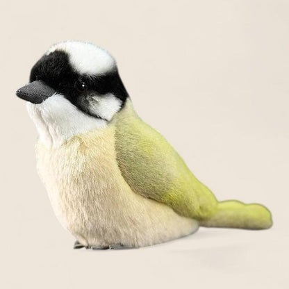 Light-Vented Bulbul Bird Soft Stuffed Plush Toy