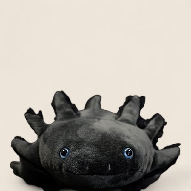 Black Axolotl Soft Stuffed Plush Toy