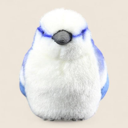 Azure Tit Bird Soft Stuffed Plush Toy