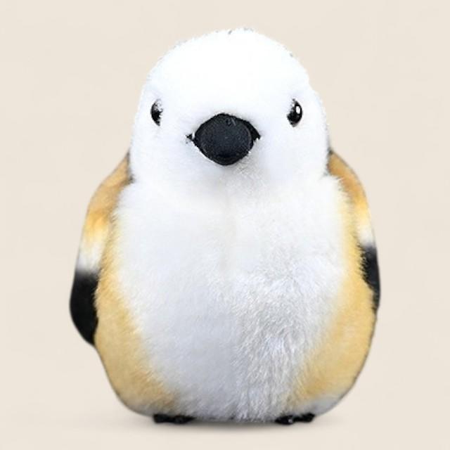 Long-Tailed Bushtit Bird Soft Stuffed Plush Toy