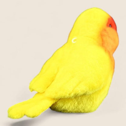 Yellow Lovebird Soft Stuffed Plush Toy