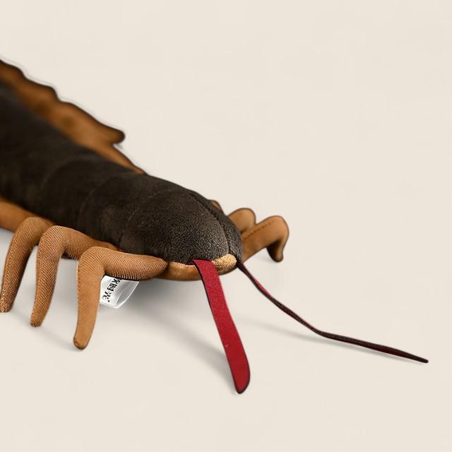 Chinese Red-Headed Centipede Stuffed Plush Toy