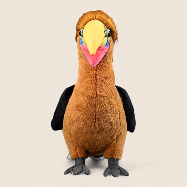 Rufous-necked Hornbill Bird Stuffed Plush Toy
