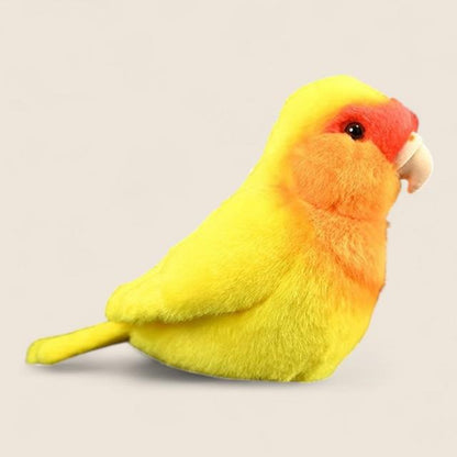 Yellow Lovebird Soft Stuffed Plush Toy