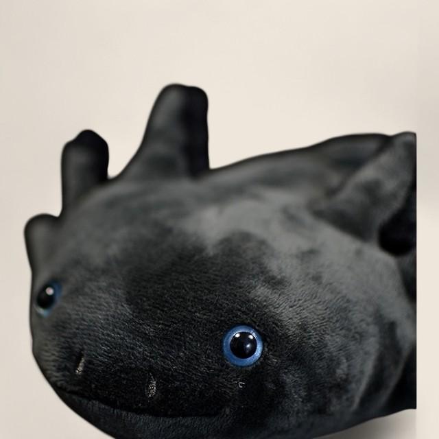 Black Axolotl Soft Stuffed Plush Toy