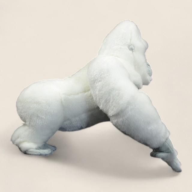 Albino White Gorilla Ape Soft Stuffed Plush Toy