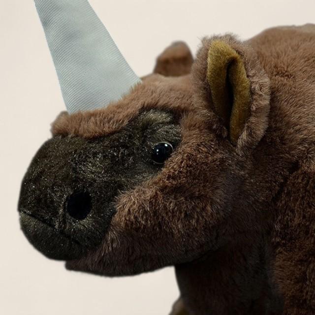 Elasmotherium Prehistoric Rhinoceros Soft Stuffed Plush Toy
