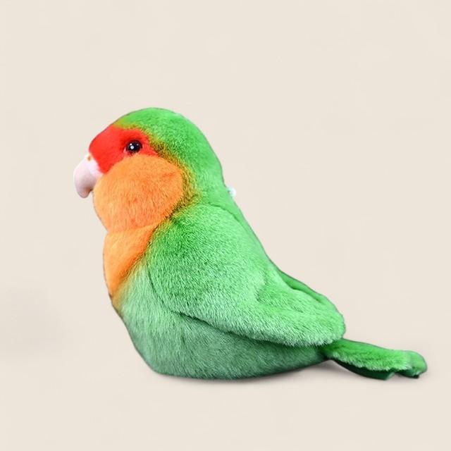 Green Lovebird Soft Stuffed Plush Toy