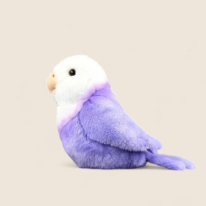 Purple Lovebird Soft Stuffed Plush Toy