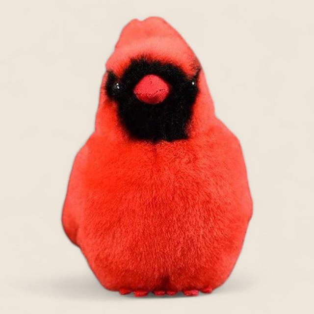 Northern Cardinal Bird Soft Stuffed Plush Toy