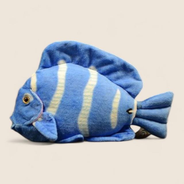 Atlantic Blue Tang Fish Soft Stuffed Plush Toy