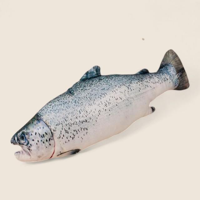 Salmon Fish Soft Stuffed Plush Pillow Toy