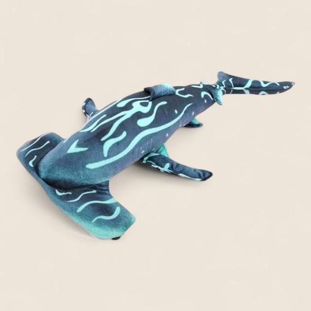 Large Blue Hammerhead Shark Soft Stuffed Plush Toy